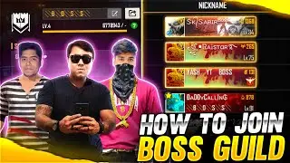 How To Join Boss Guild 🤯❤️ - Garena Free Fire