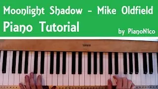 Moonlight Shadow by Mike Oldfield | Piano Tutorial | How To Play | HD