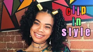 A Look... Using AFFORDABLE Kinky Curly Clip Ins by CurlsCurls