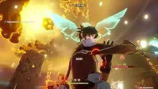 Itto's Bull outdamages Zhongli's Meteor