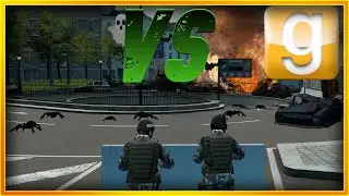 HECU Marines VS Giant Spooky Spiders SNPC Battle Garry's Mod