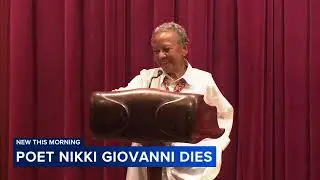 Acclaimed poet and activist Nikki Giovanni dies at 81