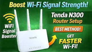 WiFi Signal Kaise Badhaye | How to Increase WiFi Signal Strength | Tenda N300 Router Review 2026
