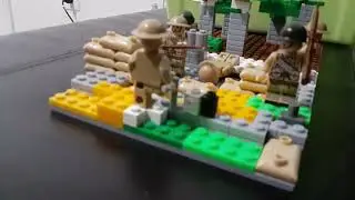 the battle of Vimy Ridge stop motion Lego