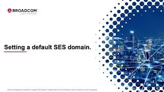 Setting a default SES domain
