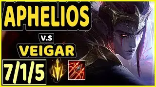 DEFTLY (APHELIOS) vs VEIGAR - 7/1/5 KDA BOTTOM ADC CHALLENGER GAMEPLAY - NA