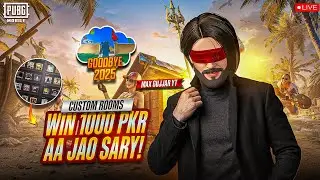 PUBG MOBILE LIVE CUSTOM ROOMS CHALLENGES - UC GIVEAWAYS #maxgujjaryt #pubgmobile #live
