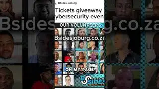 Tickets giveaway for Cybersecurity event in Joburg #technology