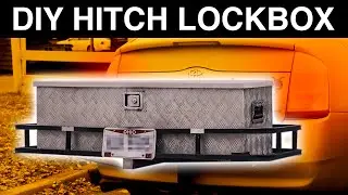 🧰 DIY Locking HITCH STORAGE box (Toolbox + Cargo Carrier) For Van/RV/Car - LIVE EASY