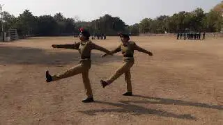 DST test by NCC girl cadet 