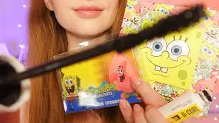 asmr doing your yellow makeup in 1 minute 🍋💄