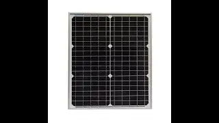 Panel Solar 20W Monocristalino Solarline nuevo modelo con terminales mc4