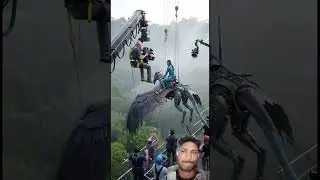 AVATAR Flying Fight Scene! 😱  How We Filmed This  VFX Behind The Scenes #shortvideo