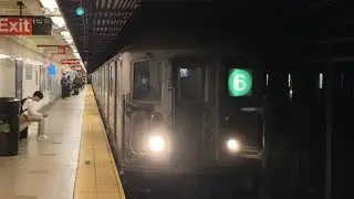 (4) (5) Exp & (6) (6X) Lcl Train Action at 110 Street
