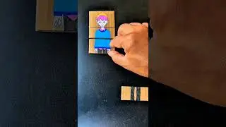 kpop saja boys demo hunter cardboard flip chanllenge game #kpopdemonhunters #papercraft