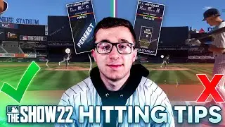 BEST Hitting Tips For MLB The Show 22 TECH TEST