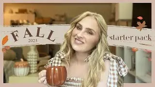 FALL STARTER PACK | fall bucket list ideas, mood board and ideas to get you in the mood for autumn!
