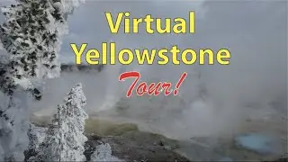 Porcelain Springs In The Snow: Virtual Yellowstone Tour!