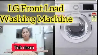 LG Front load washing machine cleaning | Tub cleaning in kannada | Daily vlog