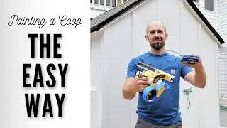 Painting a Chicken Coop FAST
