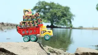 JCB Loading Mini Tractor MF 240 PARLE - G | Boom Truck | Mini Truck | Toy video | Cs Toy