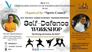 Session 1:🥋Self-Defence Workshop at VIIT Pune | Be Strong 💪 Be Aware 👀 Be Safe | VIIT Sports Council