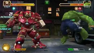MCoC Classic Fight - HulkBuster vs. Hulk