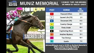 Handicapping the Muniz Memorial Classic Stakes (G2), presented by Horse Racing Nation