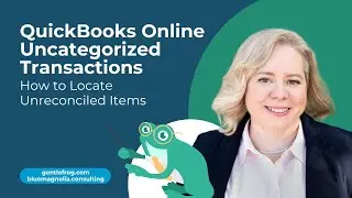 QuickBooks Online Uncategorized Transactions Как найти несогласованные элементы