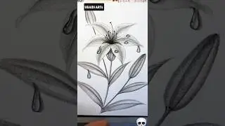 how to draw a flower 🌹 plant#8millionviews #please_subscribe_my_channel #art #drawingtutorial#tattoo
