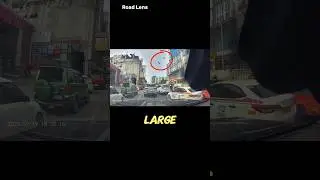 Terrifying Close Call: Something Just Fell from a Building! |  #Dashcam #NearMiss #FallingObject