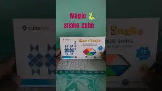 cubeLelo magic snake cube unboxing ||#shortsvideo #viral #youtubeshorts #mr #trending #mrodishacuber
