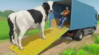 Farm Animal Cargo truck simulation offline 3d game - zoo animal transport truck driving android game