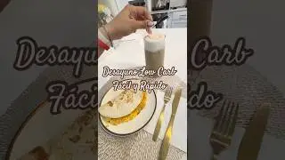 Desayuno Low Carb #comerbien #lowcarbrecipes #healthylifestyle #recetasfaciles #recetassaludables