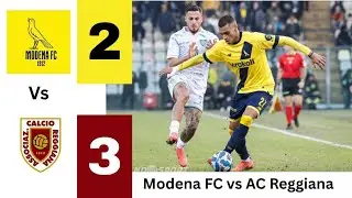 Modena fc vs Ac Reggiana 2-3 football highlight 😱🤠 #footballfans #footballhighlights #footballvideo