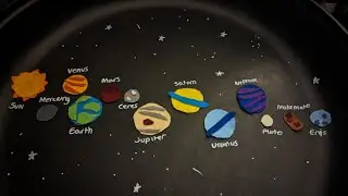 Homemade Felt Planets