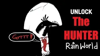 How to unlock HUNTER in rain world - EASY (no playthrough required)
