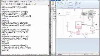 Exergy analysis of a combined power plant cycle Case 3  part 1