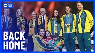 Australian Olympians Land Back Home | 10 News First