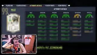 Danny Aarons reacts to 99 Rated leaked Moments Icon in FIFA 22