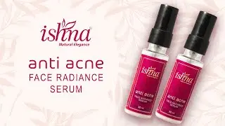 Ishna Anti Acne Face Radiance Serum (30 ml), Acne Clearing Face Serum, Paraben Free | Sulphate Free