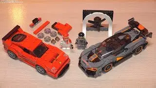 Build ⏩ LEGO Speed Champions McLaren Senna & Ferrari F40