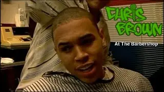 Chris Brown In A Barbershop Getting Trimmed Up (2005) (Rare)