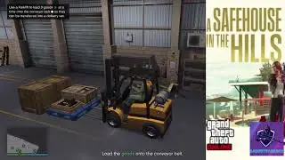 GTA V ONLINE: DRIP FEED CONTENT | Forklift Operator Work | on The Mansions DLC