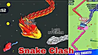 UNBELIEVABLE! Boss Snake Defeated 3800 | Snake Clash Gameplay. Good..
