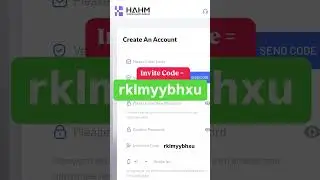 HAHM or TreasureNFT | Invitation Code | Hahm Referral Id HAHM Invite Code #hahminvitationcode