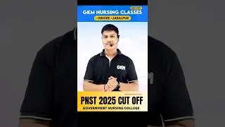 PNST 2025 Govt College Cut Off | Counselling Latest Update | Nursing Admission 2025 #shorts
