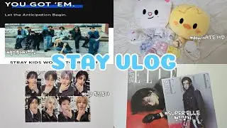 [STAY VLOG] 내 남자(?) 한번 보러가기 힘드네요(⁎⁍̴̆Ɛ⁍̴̆⁎) : 북미투어티켓팅 | dominATE콘서트 MD | 슈퍼엘르잡지