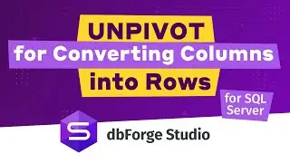 How to convert columns to rows in SQL using UNPIVOT | SQL Query Profiler