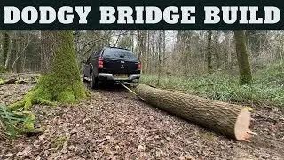 Storm Destruction Becomes Silver Lining - Fallen Tree Bridge Build